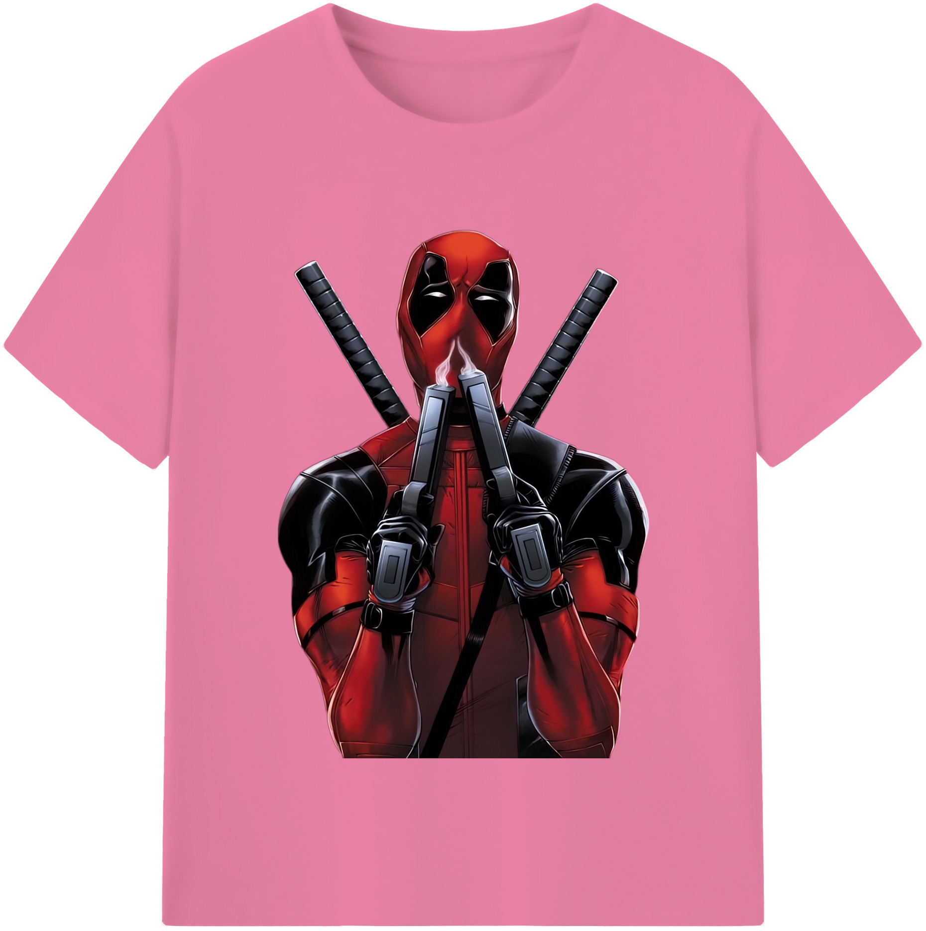 （画像用） Deadpool デッドプール 綿100％半袖Tシャツ（フロントプリント）